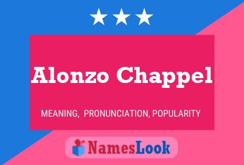 Alonzo Chappel பெயர் போஸ்டர்