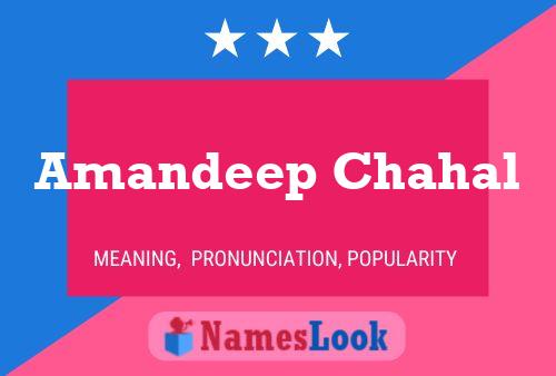 Amandeep Chahal பெயர் போஸ்டர்