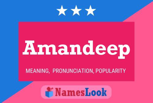 Amandeep பெயர் போஸ்டர்