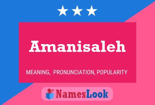 Amanisaleh பெயர் போஸ்டர்