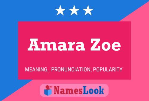 Amara Zoe பெயர் போஸ்டர்