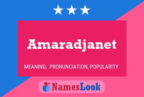 Amaradjanet பெயர் போஸ்டர்