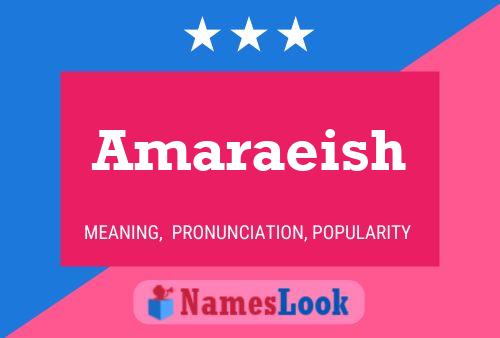 Amaraeish பெயர் போஸ்டர்