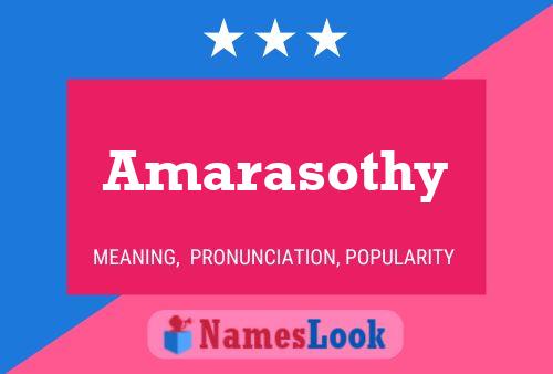 Amarasothy பெயர் போஸ்டர்