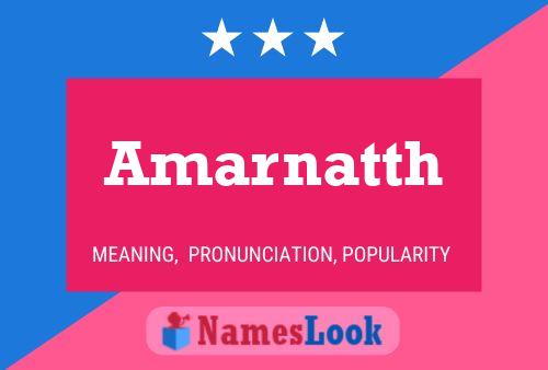 Amarnatth பெயர் போஸ்டர்