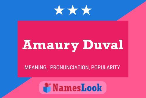 Amaury Duval பெயர் போஸ்டர்