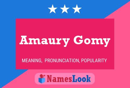 Amaury Gomy பெயர் போஸ்டர்