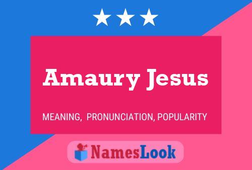 Amaury Jesus பெயர் போஸ்டர்