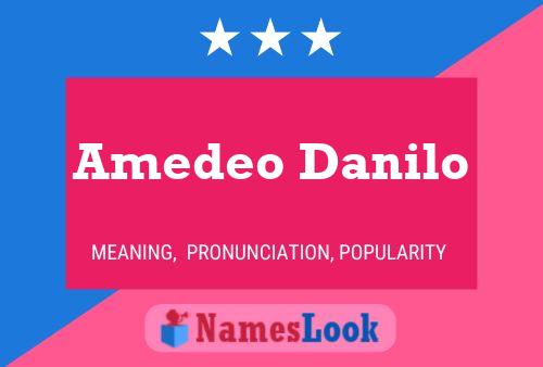 Amedeo Danilo பெயர் போஸ்டர்