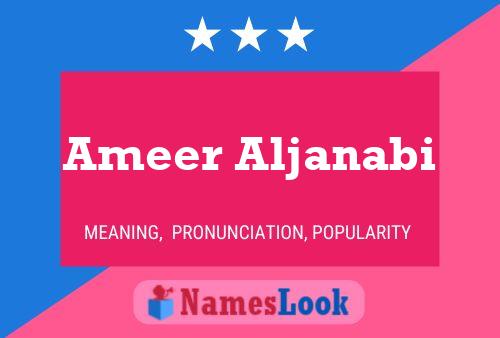 Ameer Aljanabi பெயர் போஸ்டர்