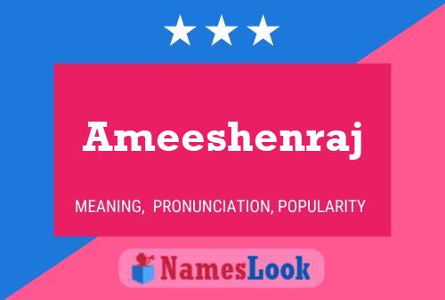 Ameeshenraj பெயர் போஸ்டர்