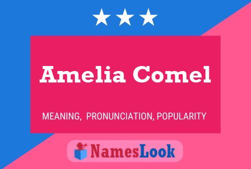 Amelia Comel பெயர் போஸ்டர்