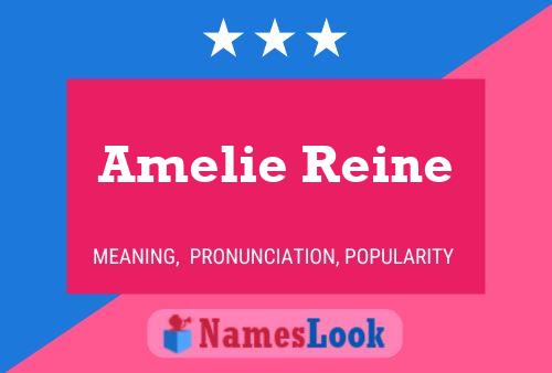 Amelie Reine பெயர் போஸ்டர்