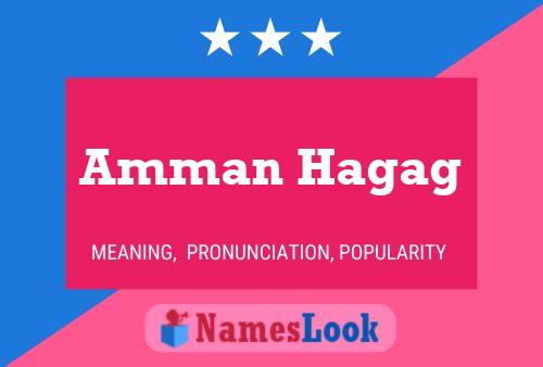 Amman Hagag பெயர் போஸ்டர்