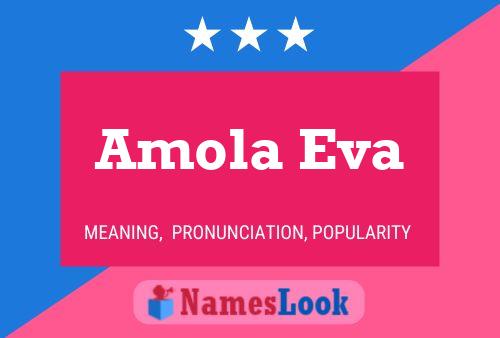 Amola Eva பெயர் போஸ்டர்