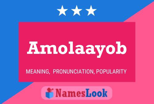 Amolaayob பெயர் போஸ்டர்