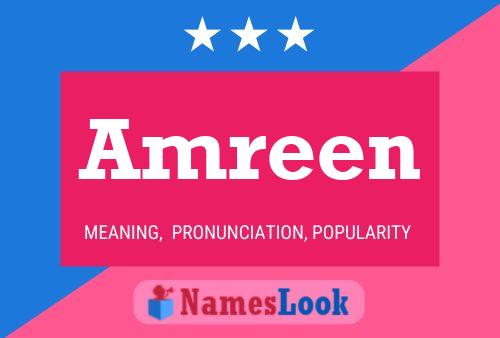 Amreen பெயர் போஸ்டர்