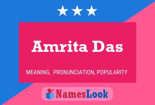 Amrita Das பெயர் போஸ்டர்