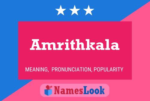 Amrithkala பெயர் போஸ்டர்