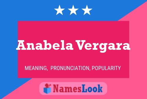 Anabela Vergara பெயர் போஸ்டர்