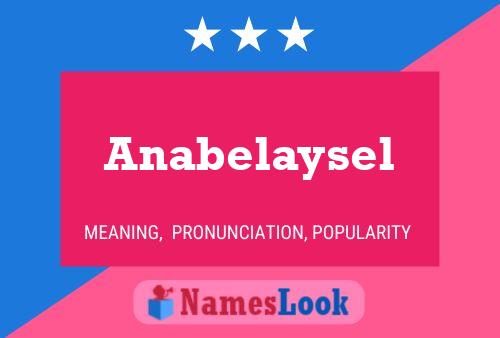 Anabelaysel பெயர் போஸ்டர்