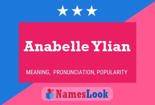 Anabelle Ylian பெயர் போஸ்டர்