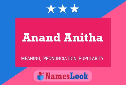 Anand Anitha பெயர் போஸ்டர்