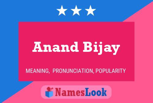 Anand Bijay பெயர் போஸ்டர்