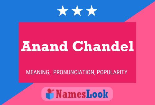 Anand Chandel பெயர் போஸ்டர்