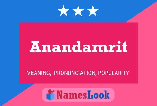 Anandamrit பெயர் போஸ்டர்