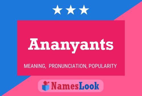 Ananyants பெயர் போஸ்டர்