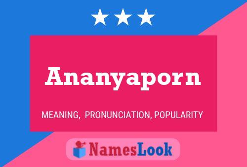 Ananyaporn பெயர் போஸ்டர்