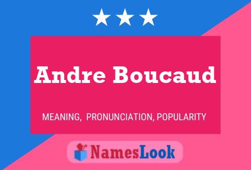 Andre Boucaud பெயர் போஸ்டர்