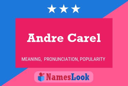 Andre Carel பெயர் போஸ்டர்