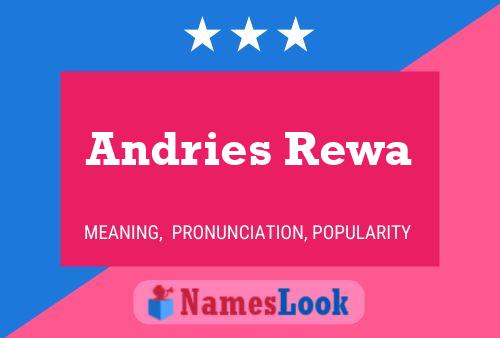 Andries Rewa பெயர் போஸ்டர்