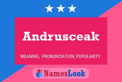 Andrusceak பெயர் போஸ்டர்