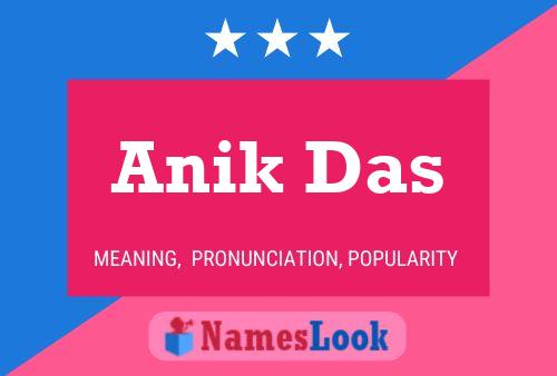 Anik Das பெயர் போஸ்டர்