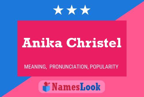 Anika Christel பெயர் போஸ்டர்