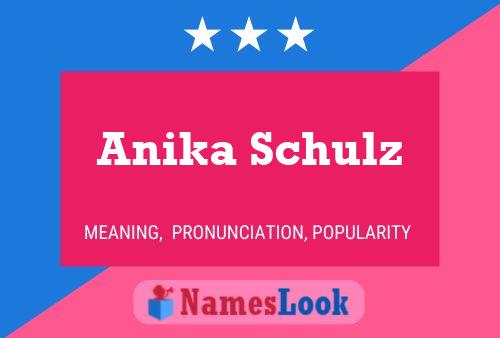 Anika Schulz பெயர் போஸ்டர்