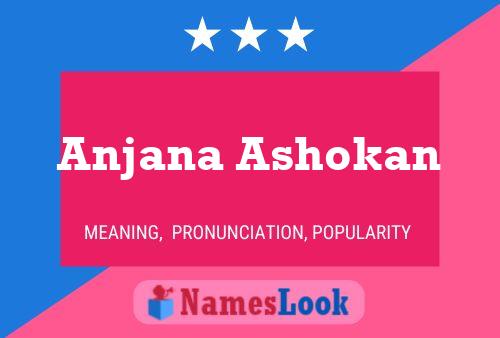 Anjana Ashokan பெயர் போஸ்டர்