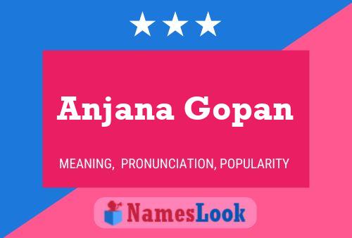 Anjana Gopan பெயர் போஸ்டர்