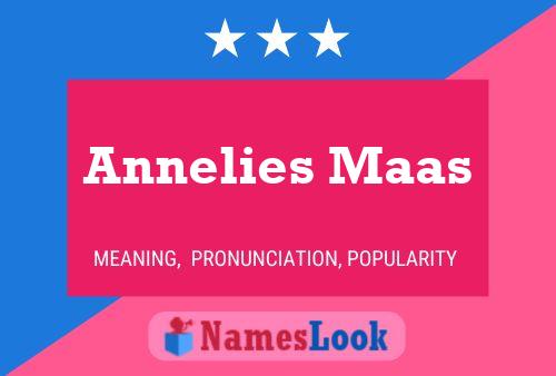 Annelies Maas பெயர் போஸ்டர்