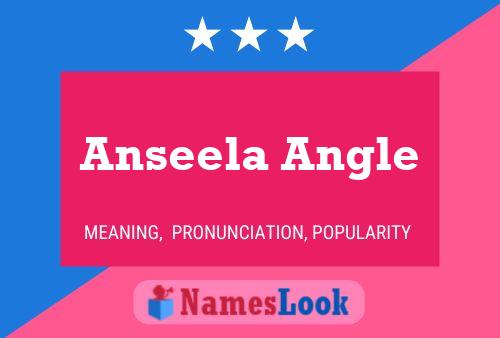 Anseela Angle பெயர் போஸ்டர்