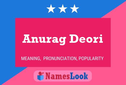 Anurag Deori பெயர் போஸ்டர்