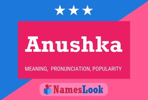 Anushka பெயர் போஸ்டர்