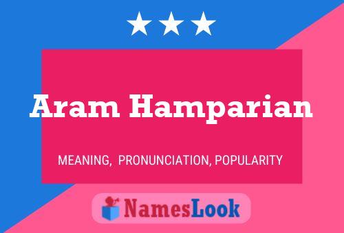 Aram Hamparian பெயர் போஸ்டர்