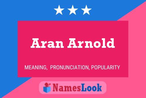 Aran Arnold பெயர் போஸ்டர்