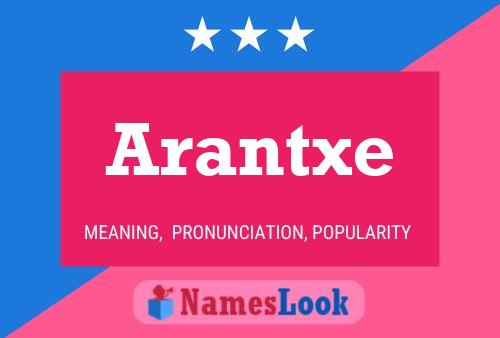 Arantxe பெயர் போஸ்டர்