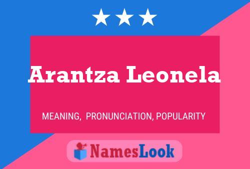 Arantza Leonela பெயர் போஸ்டர்