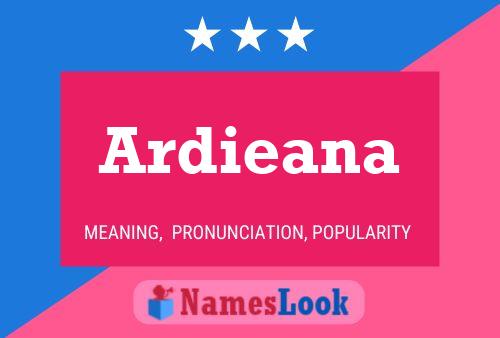 Ardieana பெயர் போஸ்டர்